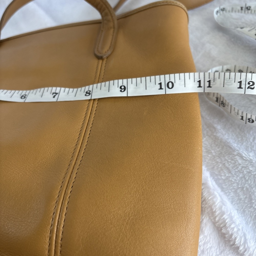 Vintage COACH Mini Lunch Tote Mustard Yellow Leather Bag 9077 90s Costa Rica - Picture 16 of 16